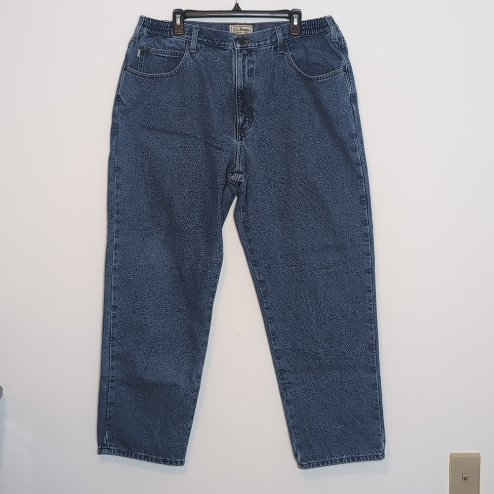 L.L. Bean Comfort Waist Flannel Lined Jeans